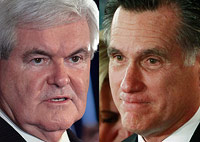 Newt Gingrich contre Mitt Romney sur l’avortement